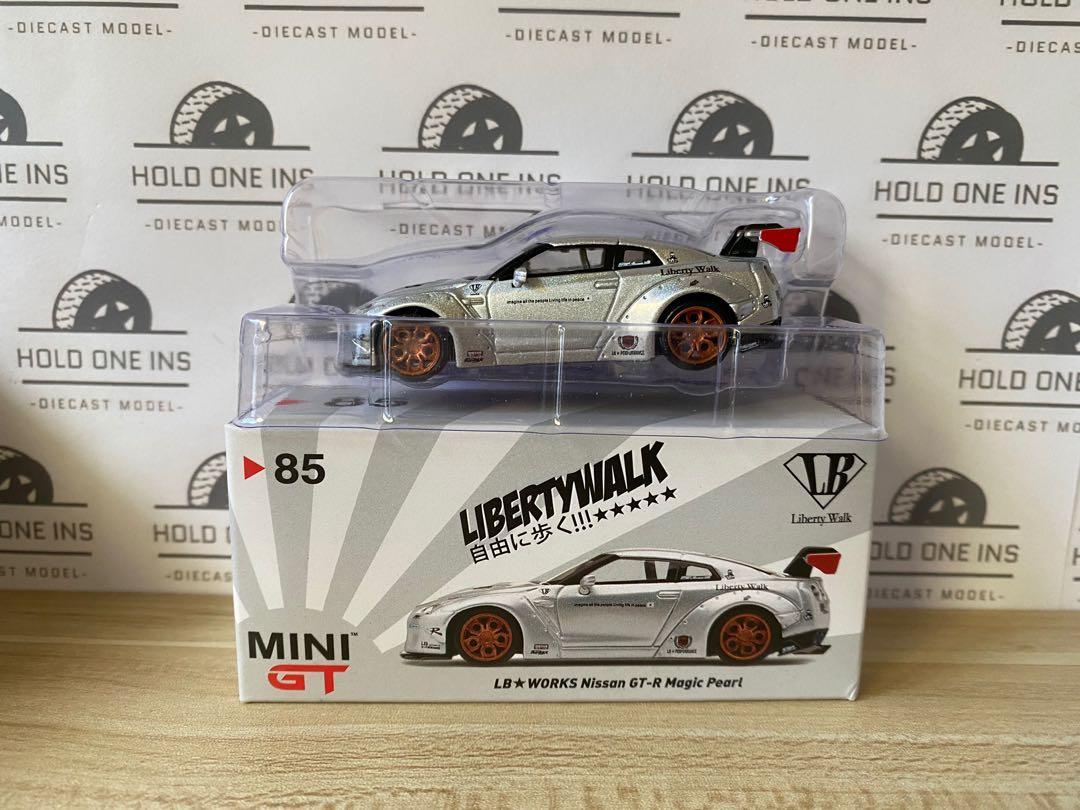 ミニカー MINIGT 85 Nissan GTR LBWK magic Pearl MINI GT LB-WORKS Nissan GT-R (R35) Magic Pearl (Rare) / No
