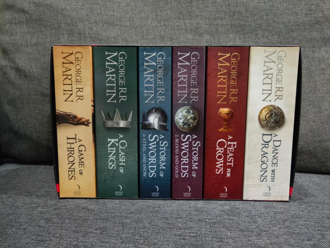 A Song of Ice and Fire Series 6-Books Box Set by George R. R. Martin (Game  of Thrones), Hobbies & Toys, Books & Magazines, Storybooks on Carousell