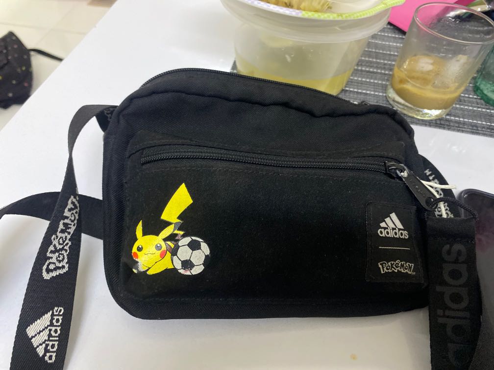 Adidas x pokemon sling bag, Men's Fashion, Bags, Sling Bags on Carousell
