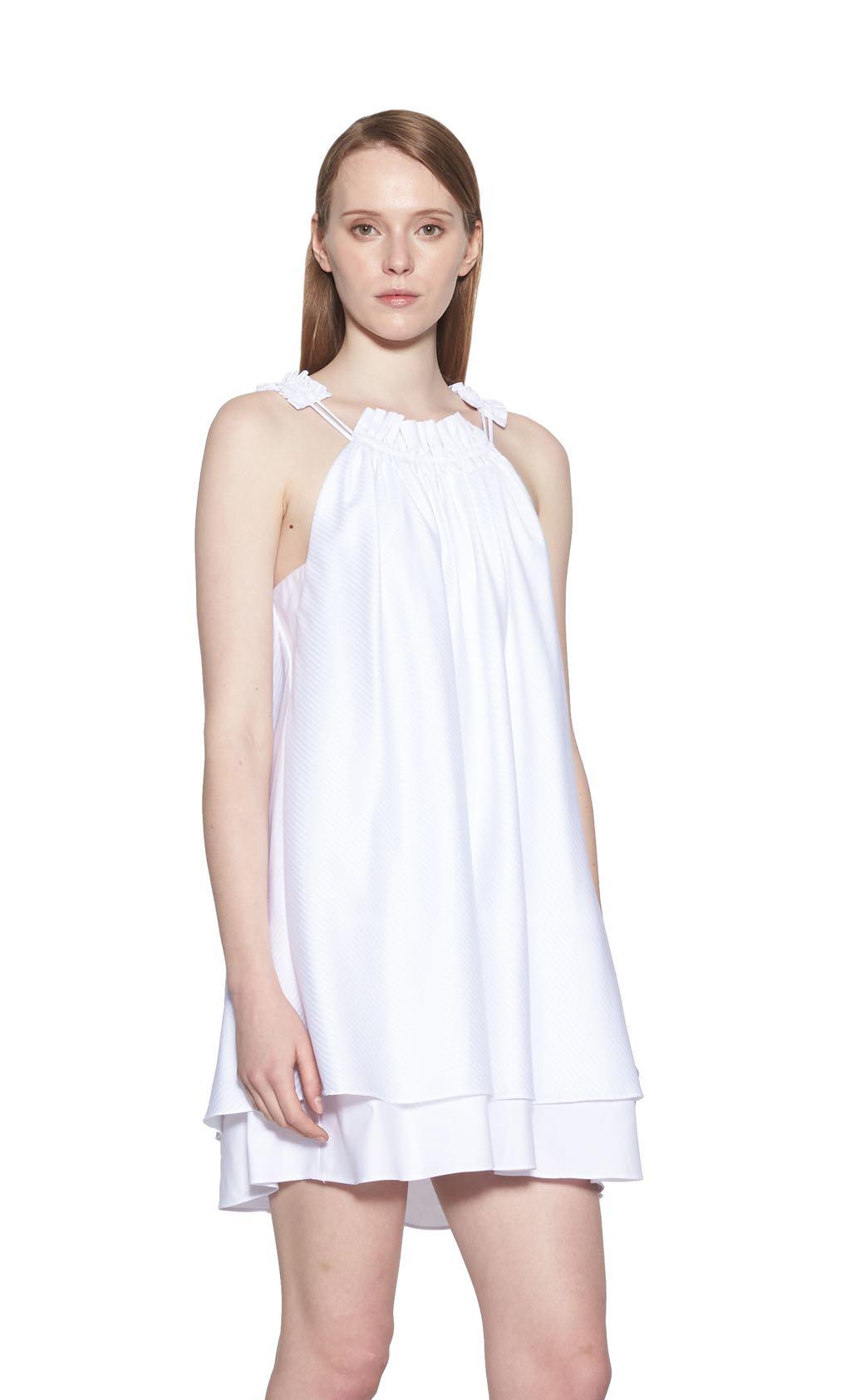 Aijek Andrea Drawstring Dress