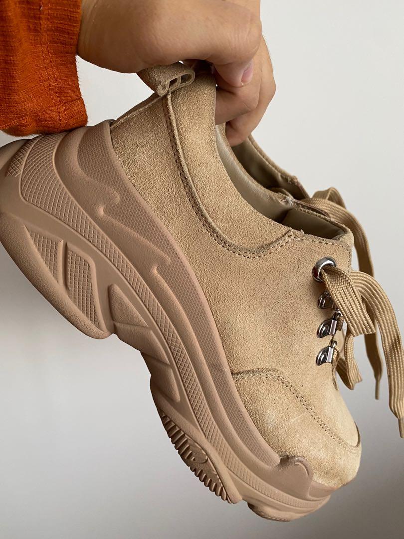 ALDO Gelidia Sneakers in Brown Nude