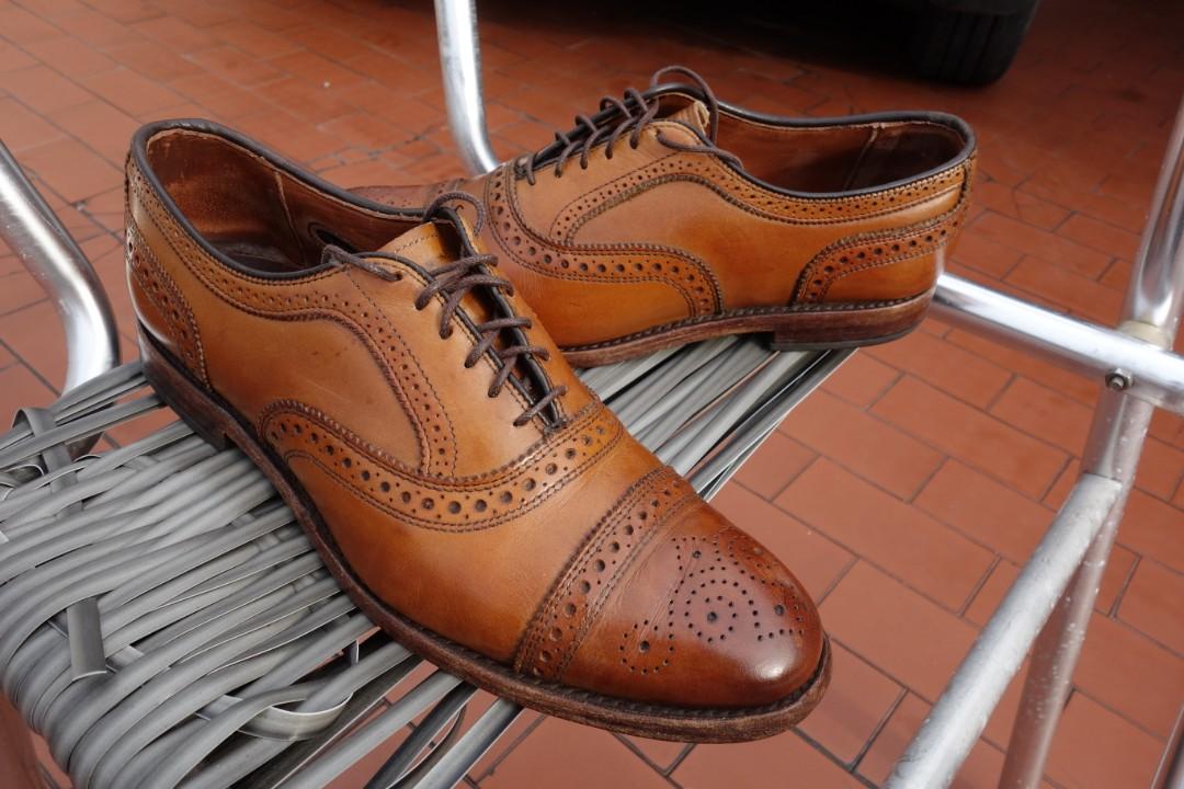 Allen Edmonds Strand Walnut Full Grain Calf Leather Oxfords. 9D, Men'S  Fashion, Footwear, Dress Shoes On Carousell