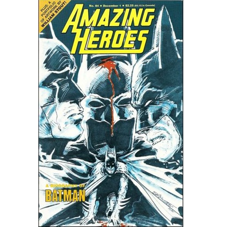 Amazing Heroes #84 (1988)(VG) Batman, Hobbies & Toys, Books & Magazines,  Comics & Manga on Carousell
