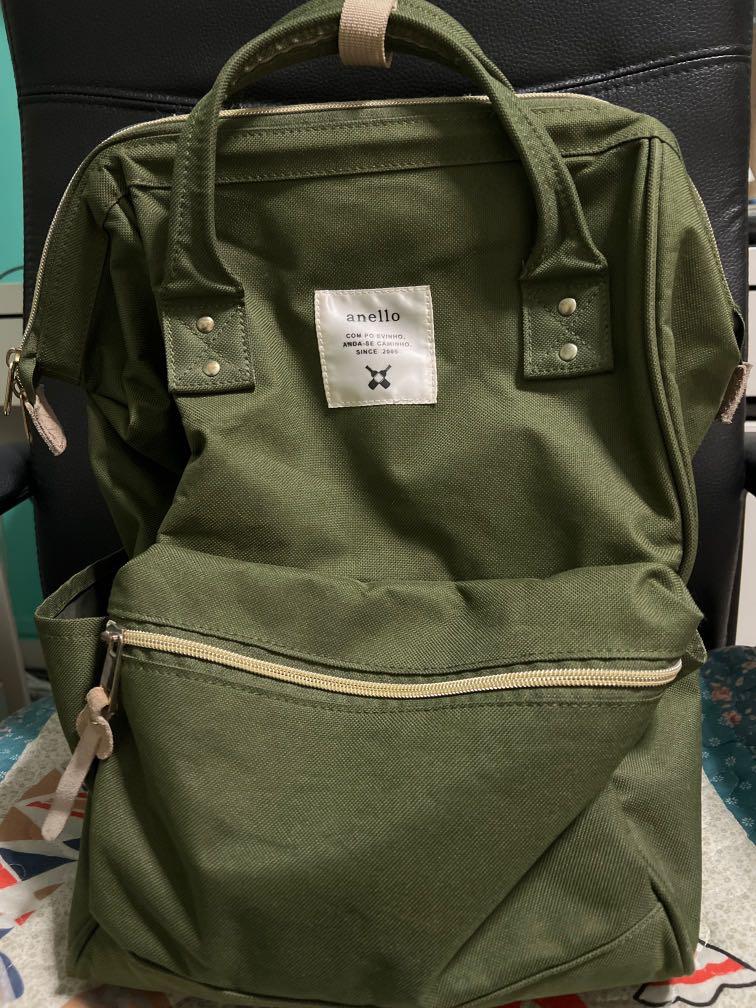 Anello Green Backpack, Women's Fashion, Bags Wallets, Backpacks