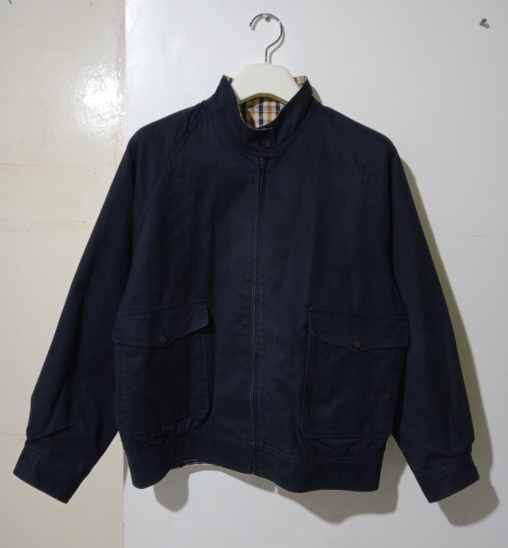 Aquascutum reversible on sale harrington jacket