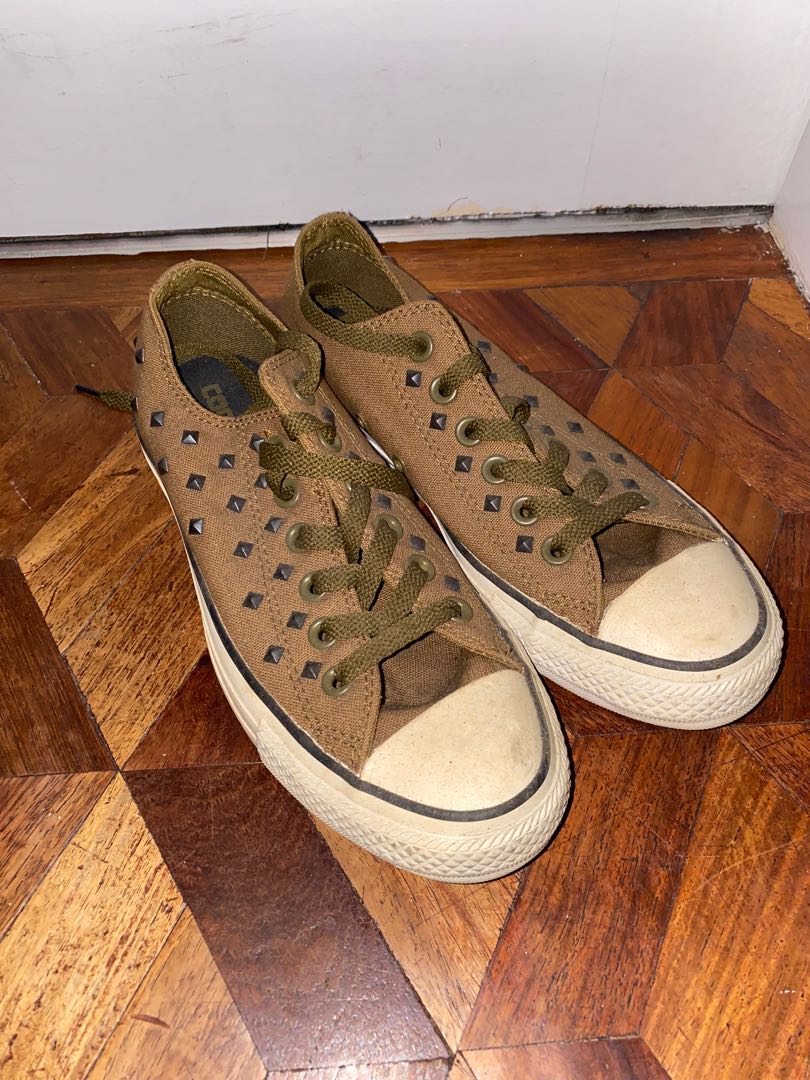 Army green shoes, Women's Fashion, Footwear, Sneakers on Carousell