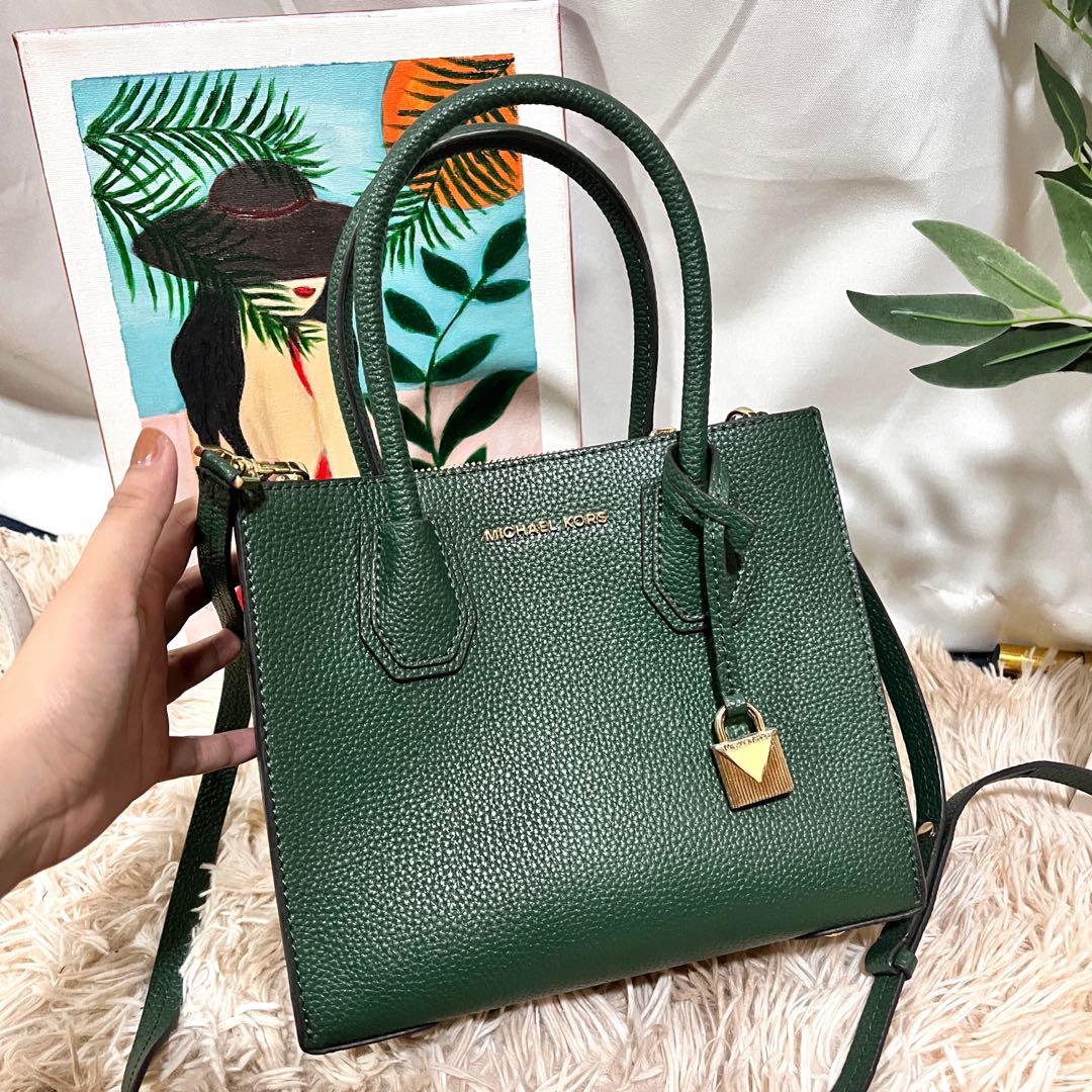 Michael kors emerald green bag discount