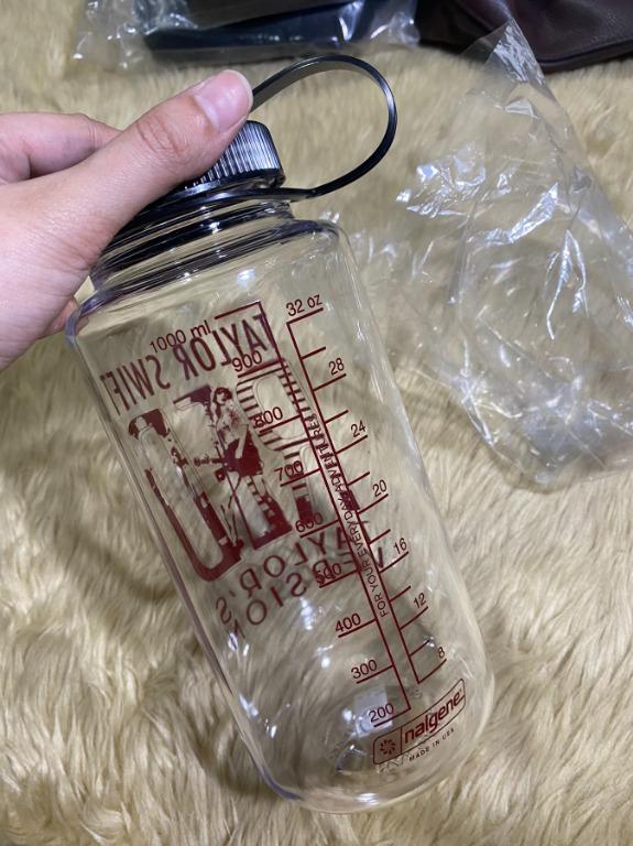 AUTHENTIC Taylor Swift We Won't Be Sleeping Water Bottle Red Merch