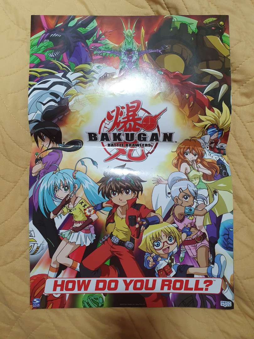 Anime Bakugan poster Poster for Sale by jollydawn