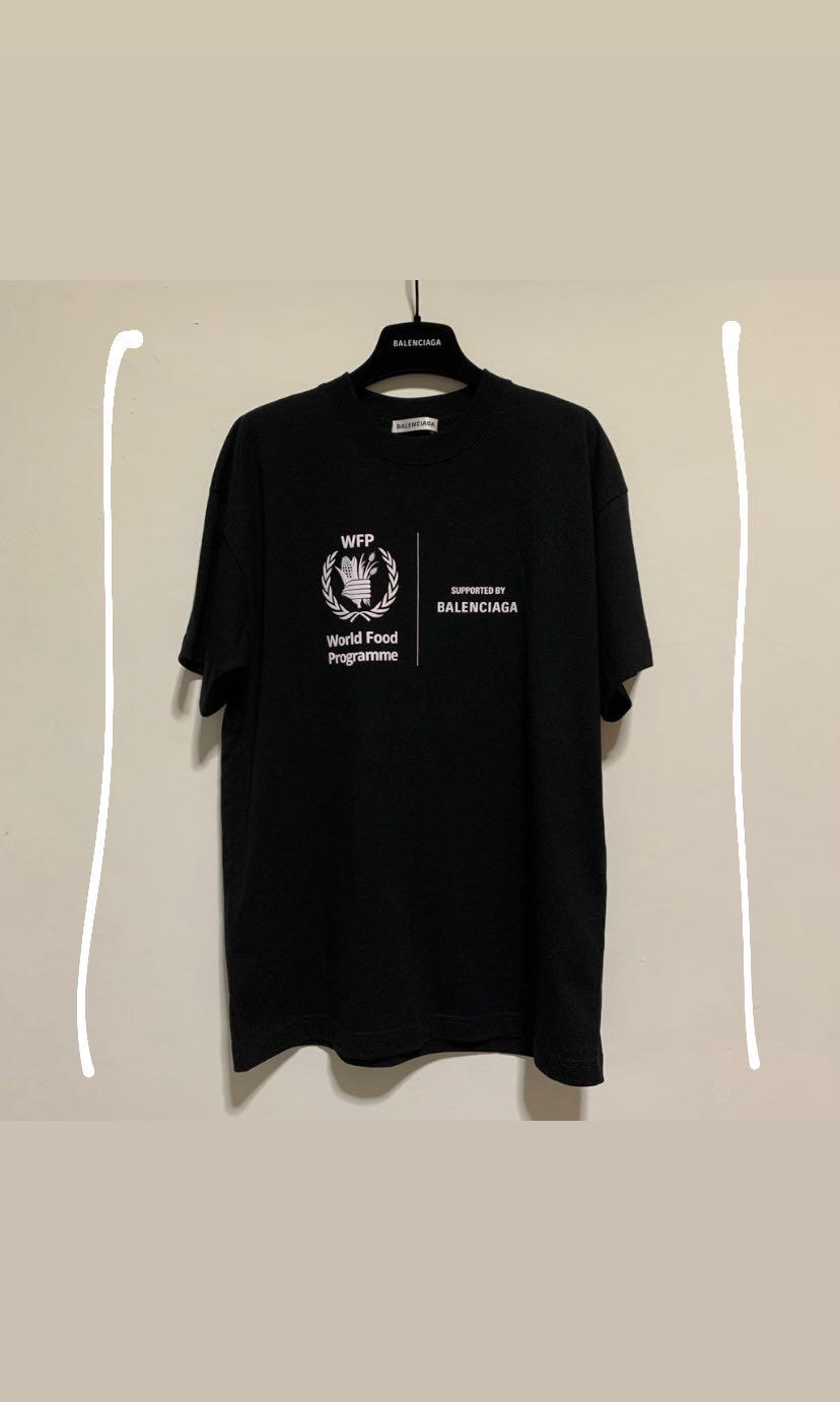Balenciaga World Food Programme Tshirt in Black for Men  Lyst