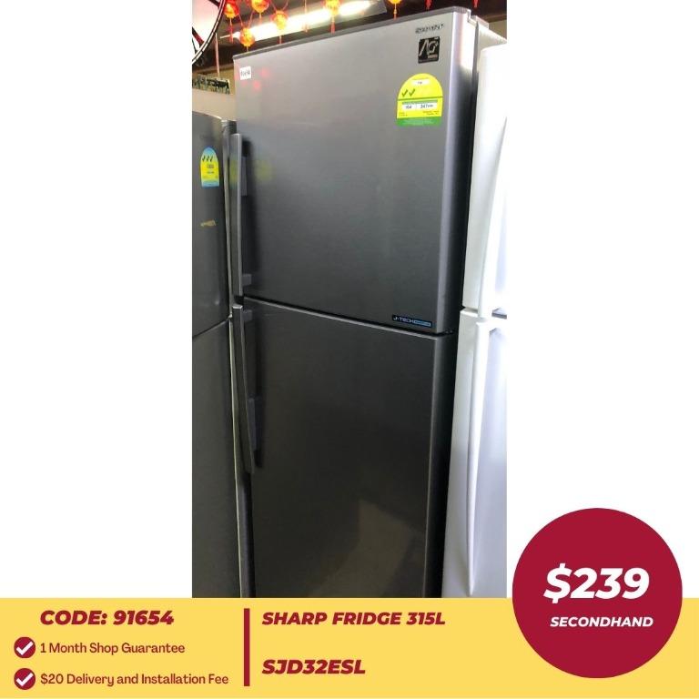 BEST DEAL! SHARP 315L Refrigerator SJD32ESL, TV & Home Appliances