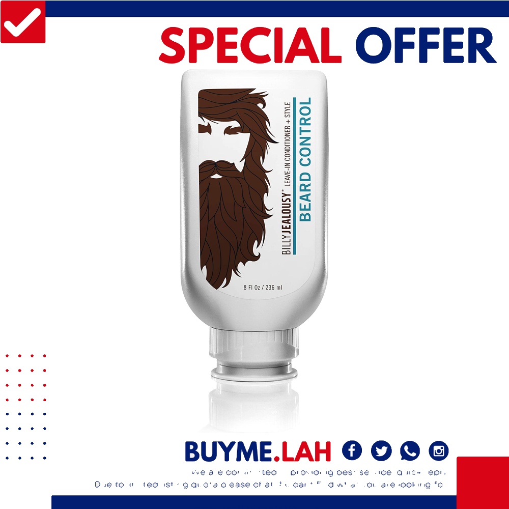 Billy Jealousy Beard Control LeaveIn Conditioner + Style, 236