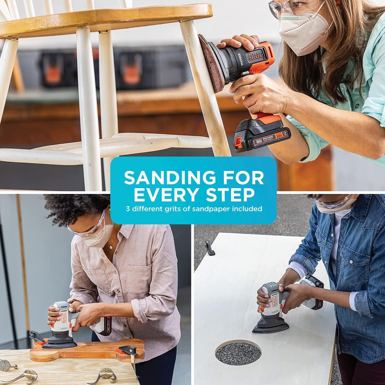 BLACK+DECKER BDCMTS Matrix Sander Attachment, Everything Else on Carousell