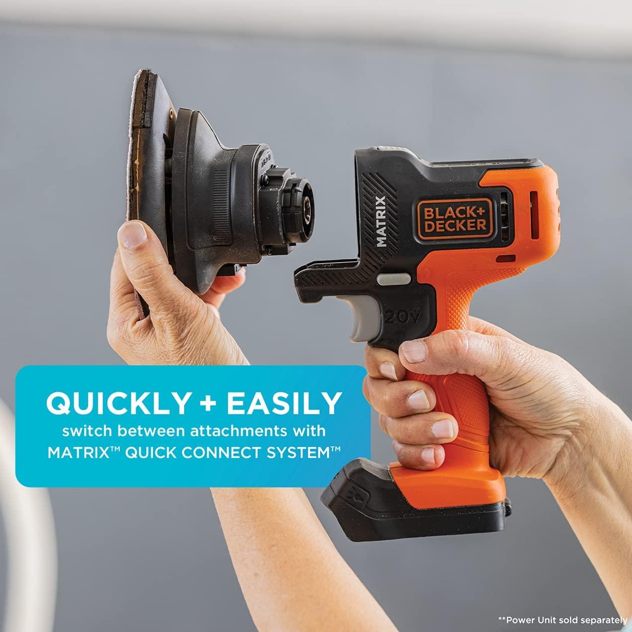 BLACK+DECKER BDCMTS Matrix Sander Attachment, Everything Else on Carousell