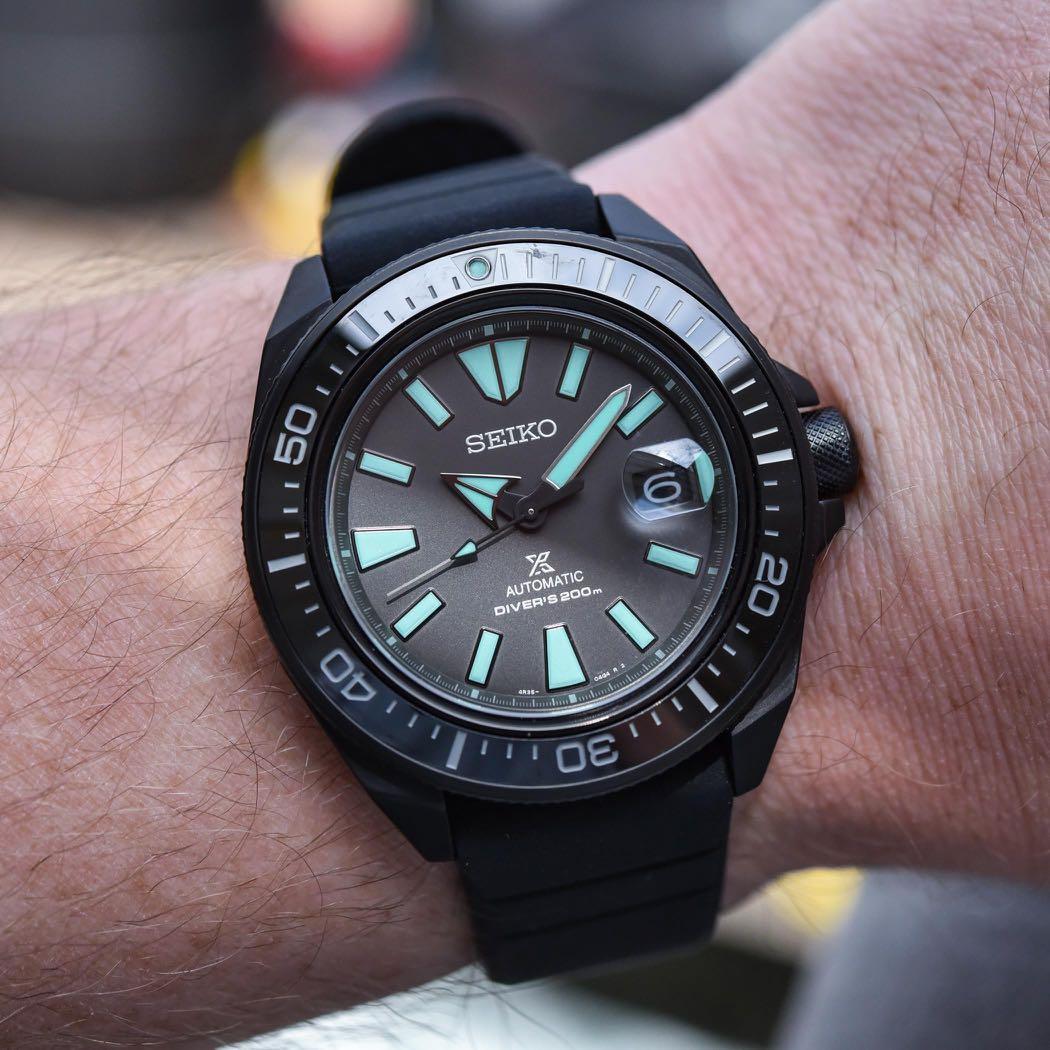 BNIB SEIKO WATCH AUTOMATIC BLACK SERIES PROSPEX KING SAMURAI SRPH97K1 Men s Fashion Watches Accessories Watches on Carousell