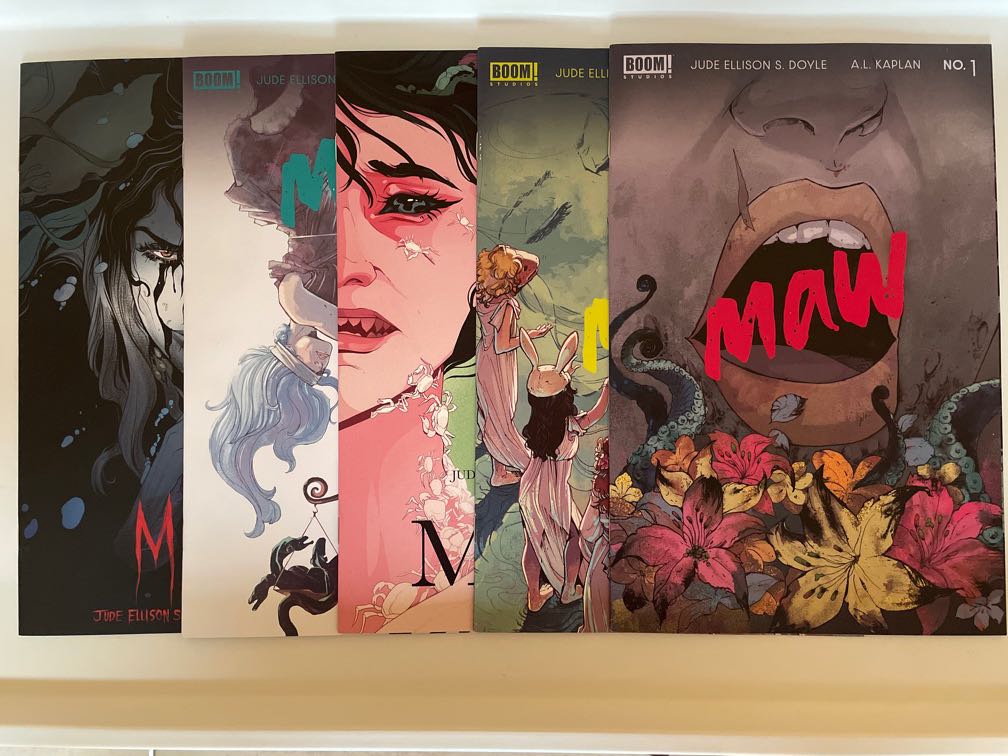 Boom Studios comic Maw 1 5 complete Set, Hobbies &