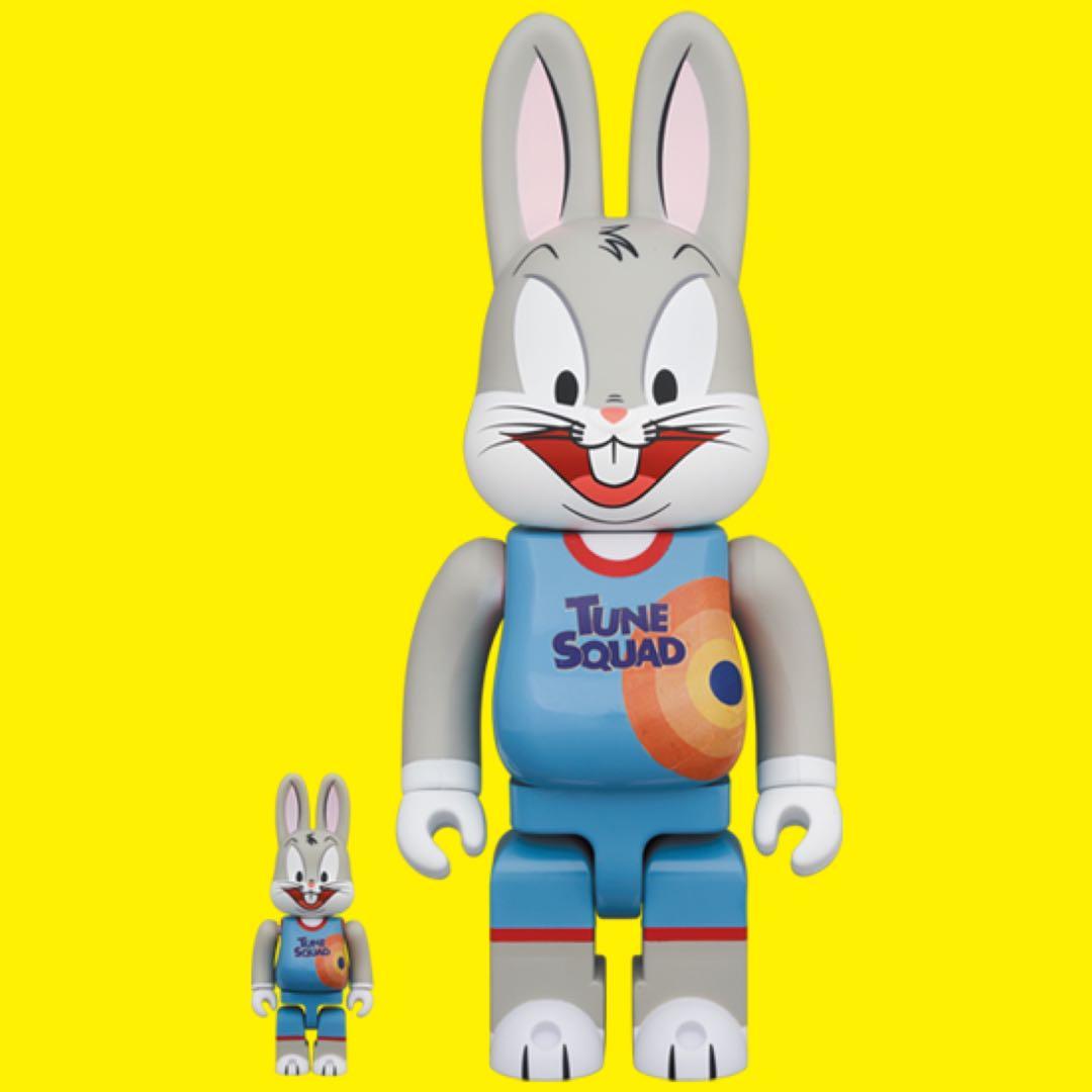 Brand New)Bearbrick 100%+400%. Bugs Bunny, 興趣及遊戲, 玩具& 遊戲