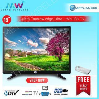 BS Appliances 19" Slim Full HD LED TV with FREE USB Flash Drive