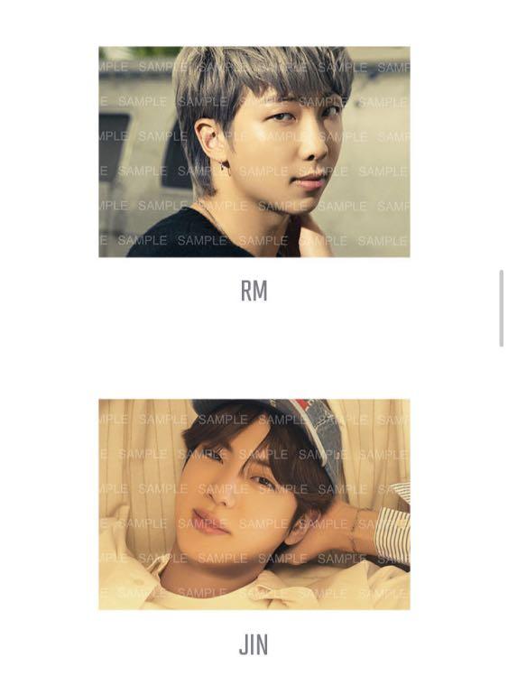 公式 BTS THE BEST POSTCARD SET (ORANGE)