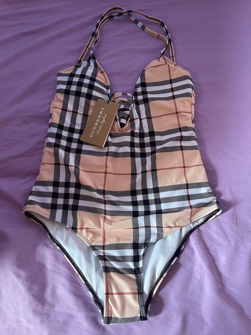 Burberry 2025 swimsuit purple