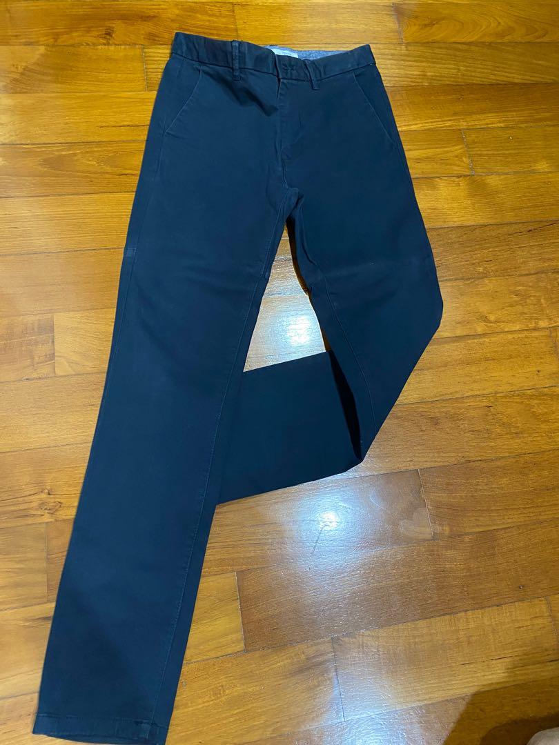 Burtons Mens Organic Tapered Chinos Navy, Men's Fashion, Bottoms, Chinos on  Carousell