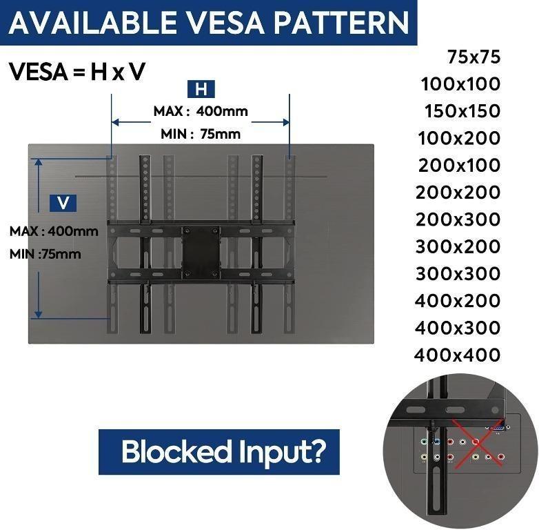 [C3016] Mounting Dream TV Wall Mount Bracket Swivel and Tilt for Most