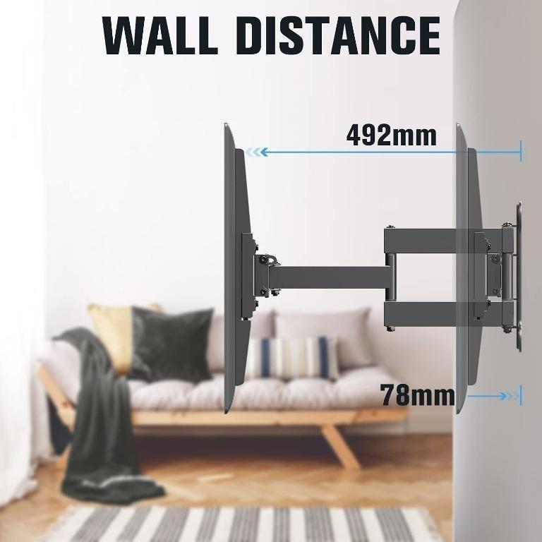 [C3016] Mounting Dream TV Wall Mount Bracket Swivel and Tilt for Most