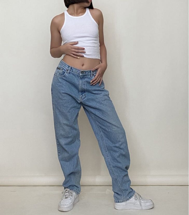 Calvin Klein Vintage Mom Jeans Women s Fashion Bottoms Jeans