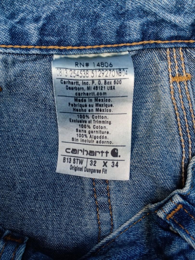 Carhartt Carpenter sz32 Men s Fashion Bottoms Jeans on Carousell