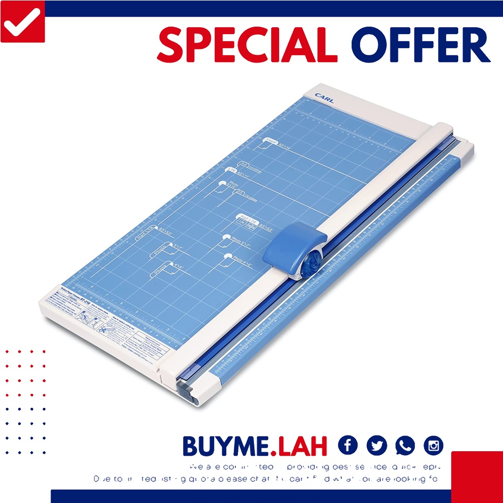 CARL Professional Rotary Paper Trimmer 18 inch, Hobbies & Toys