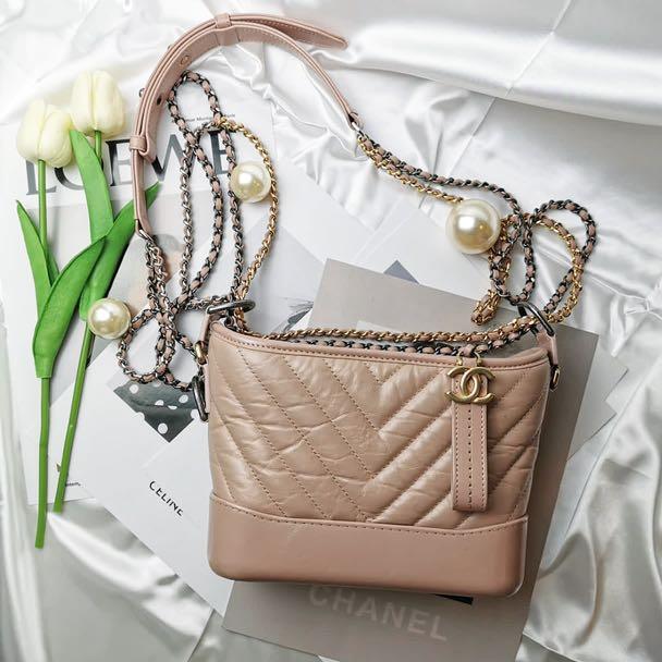 chanel chain hobo bag authentic, Luxury, Bags & Wallets on Carousell