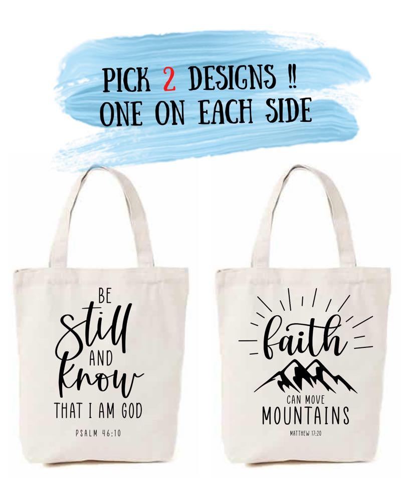 Inspirational tote bags outlet