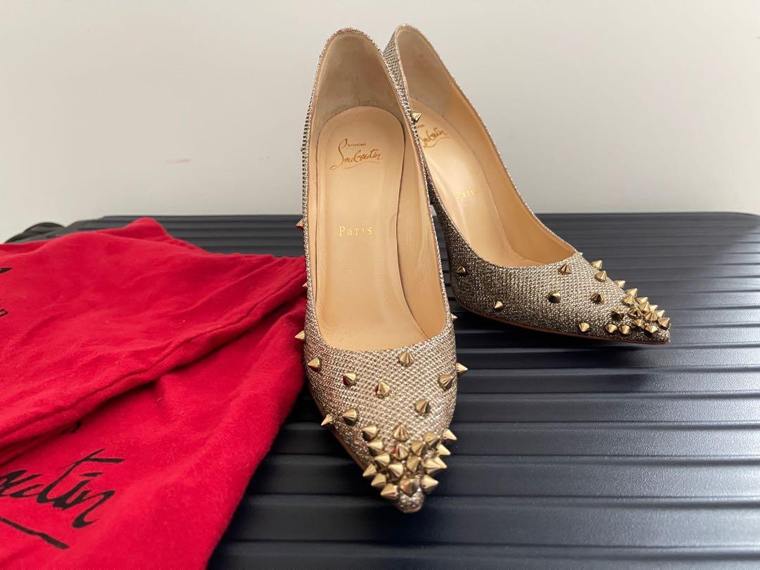 Christian Louboutin woman shoes heels 37 Women s Fashion Footwear Heels on Carousell