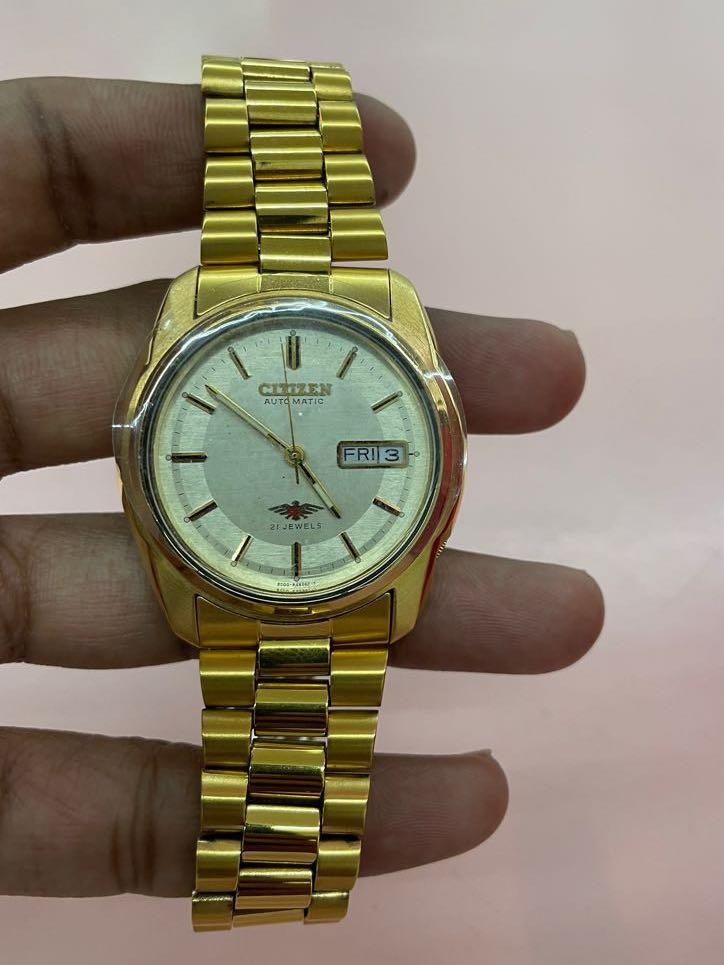 Citizen eagle 7 gold top