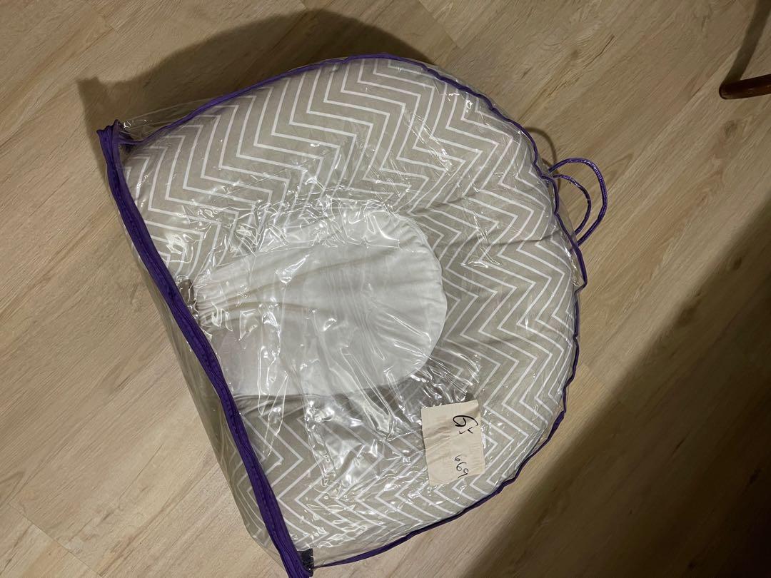 Clevamama Mum2Me Maternity Pillow & Sleep Pod Grey Chevron, Babies & Kids, Maternity Care on