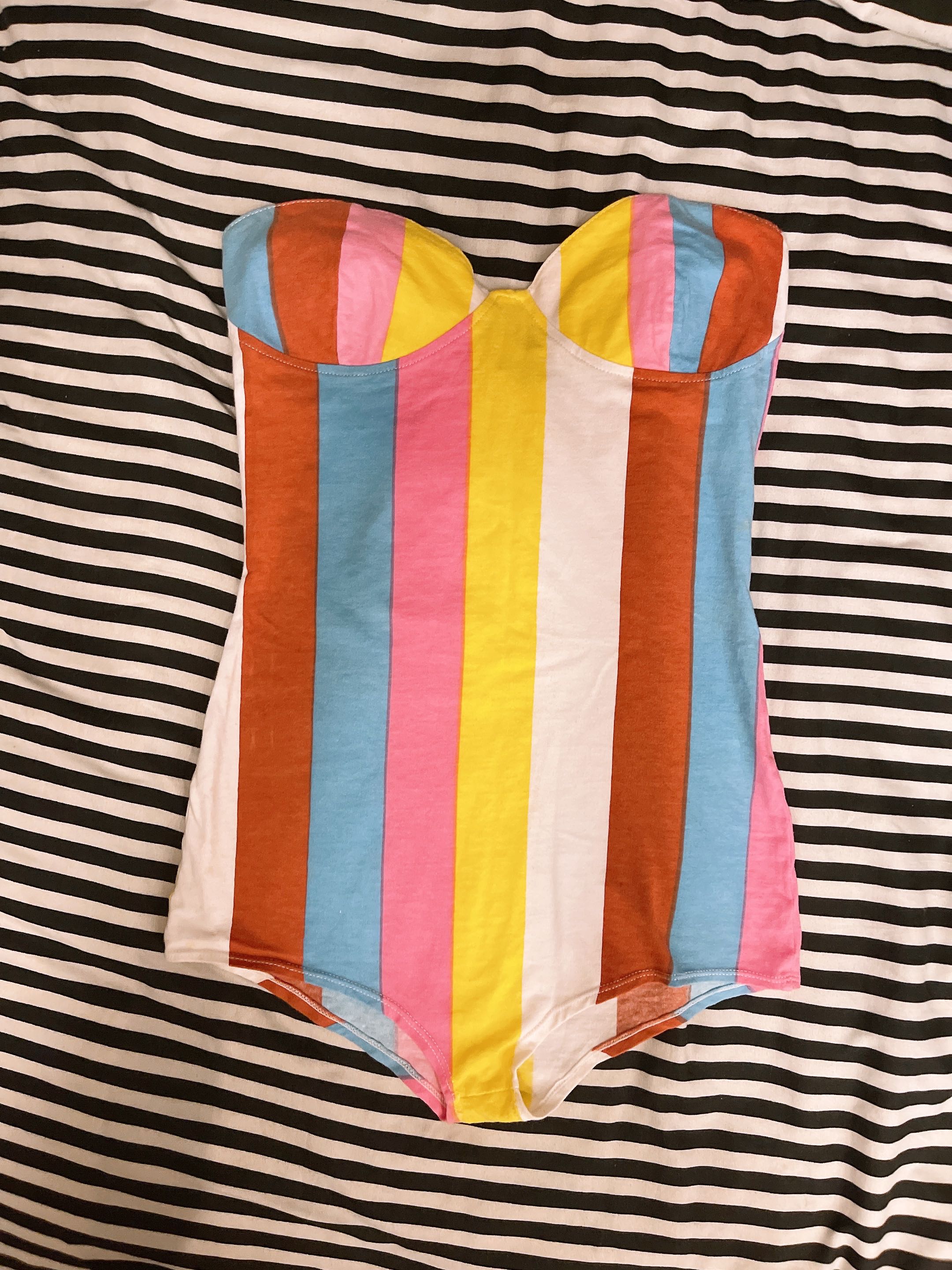 Colourful bodysuit cheap