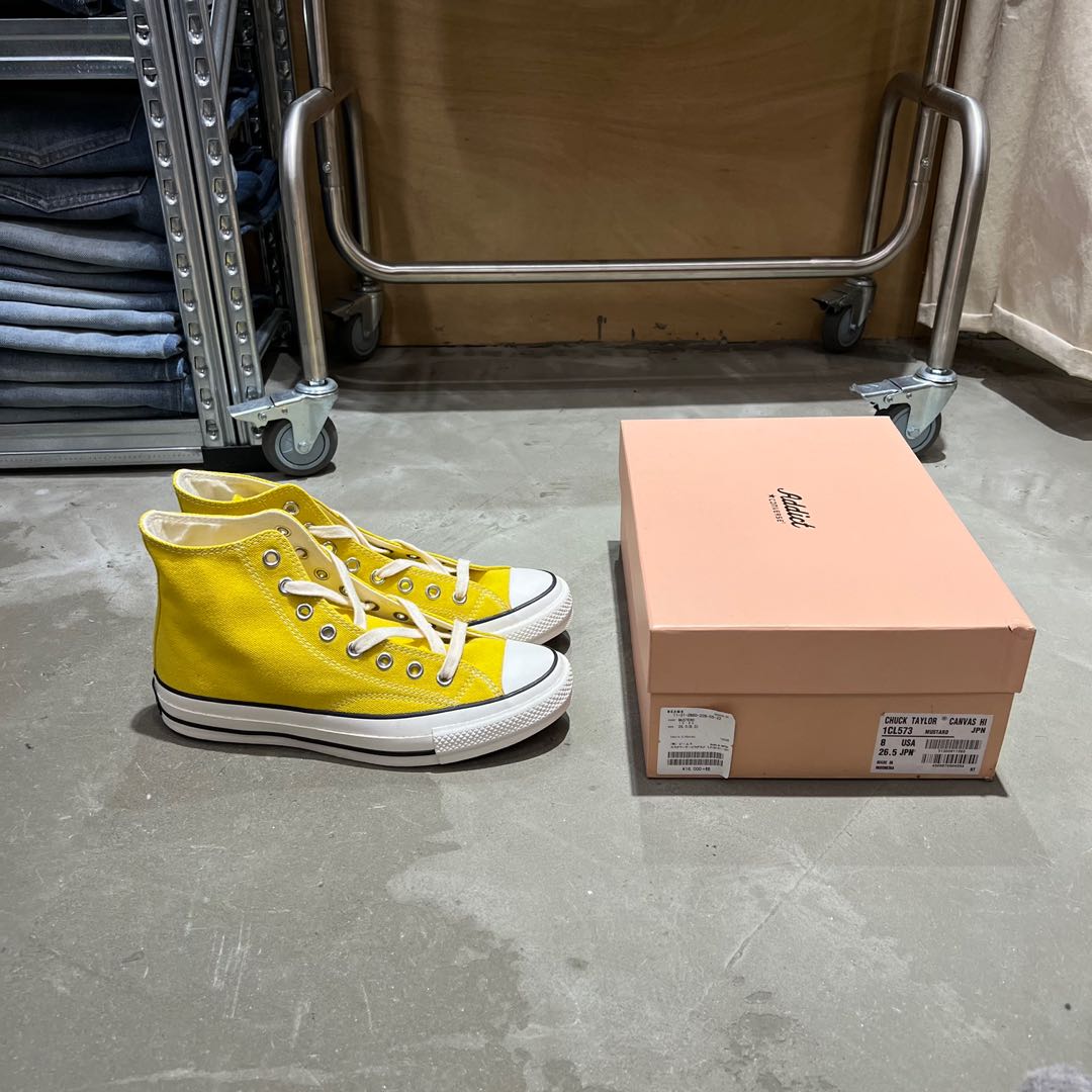 Chuck Taylor Canvas Hi 1CL573 Mustard（CONVERSE ADDICT CHUCK