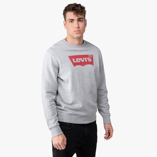 Crewneck Levi's Original, Fesyen Pria 