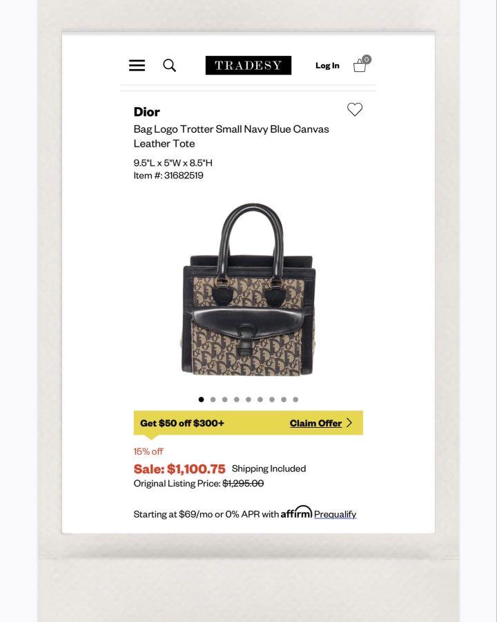 dior bag starting price