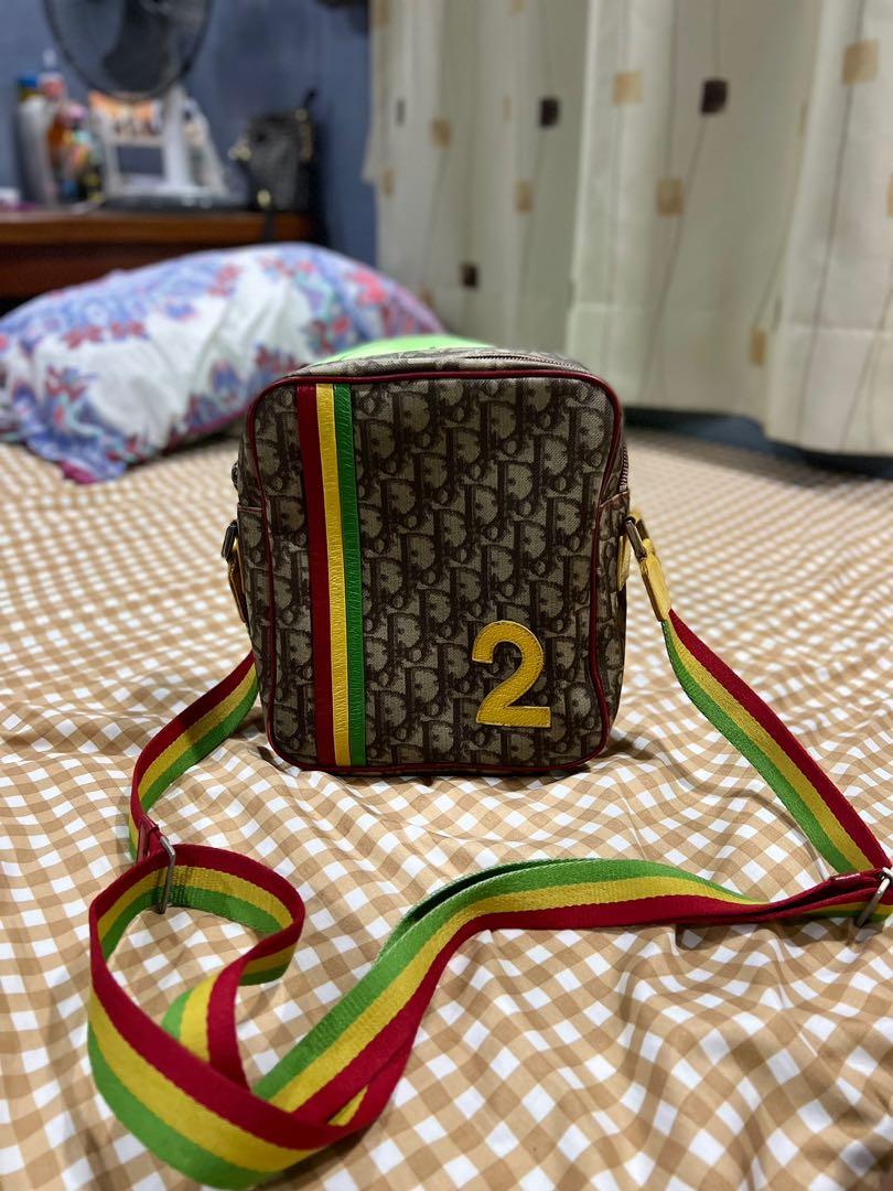 Dior rasta crossbody (Category: Luxury Bags & Wallets) located in Mangaldan. Submitted by sheenaluxarchive (Listing ID 1167760335, Image 1). Description: Self authentication No markings on zipper Rank A to ab No code.