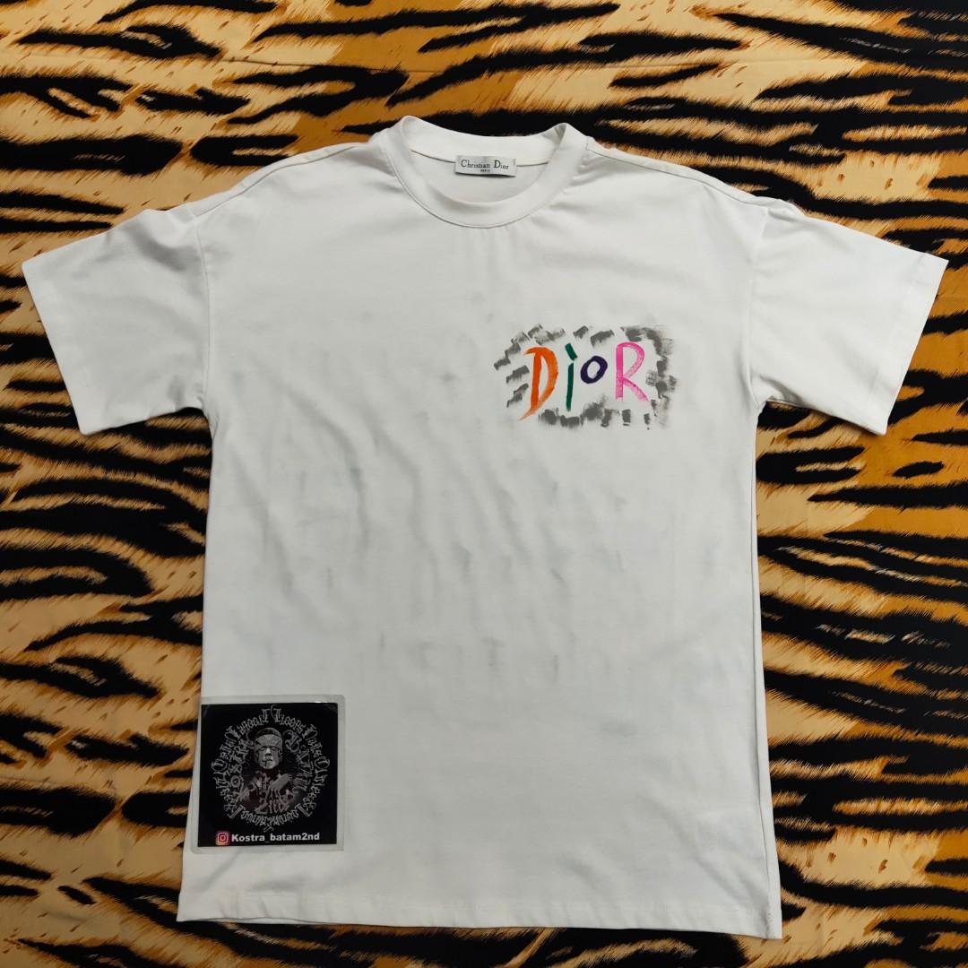 Dior tee, Fesyen Pria, Pakaian , Atasan 