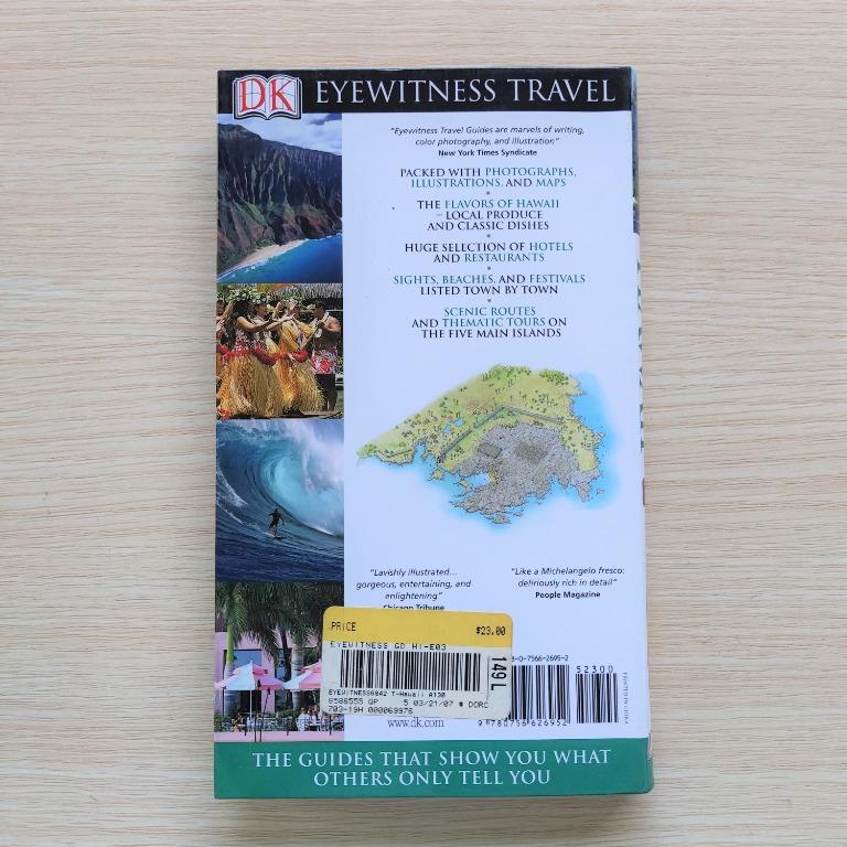 DK Eyewitness Travel Hawaii Travel Book, Hobbies & Toys, Books