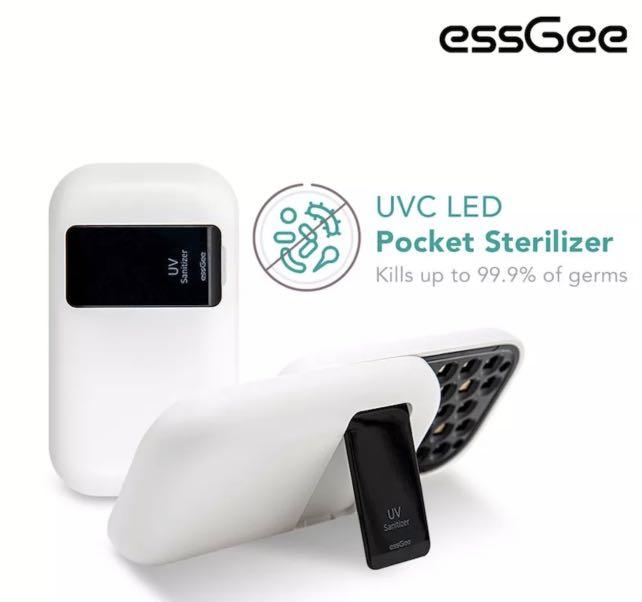 Essgee UV LED Portable compact sterilizer, Health & Nutrition, Medical ...