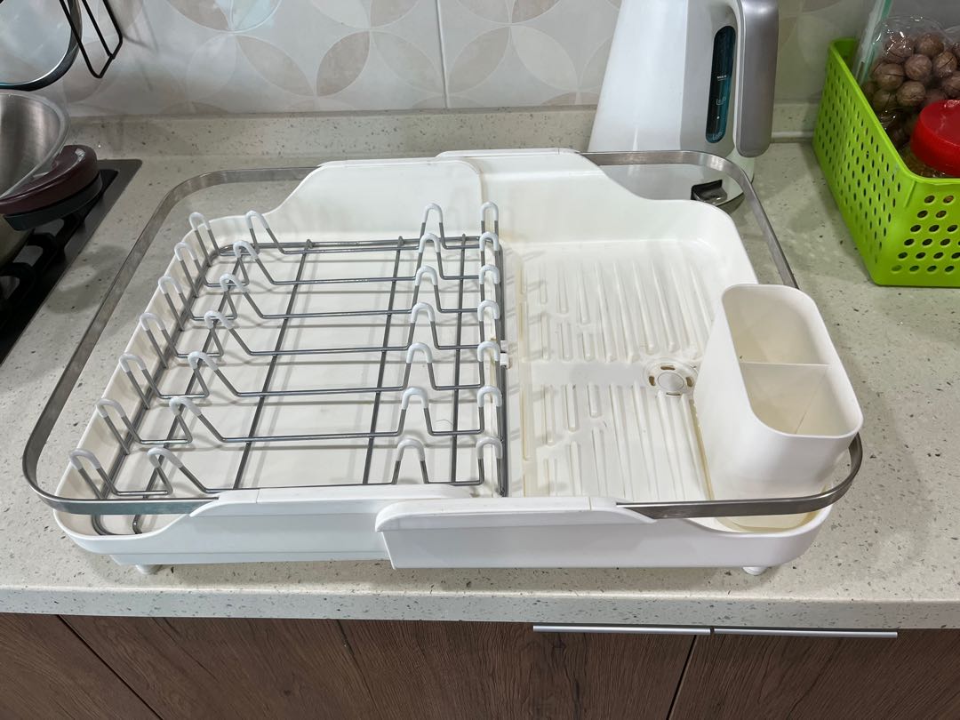 Expandable dish drainer, Furniture & Home Living, Bathroom ...