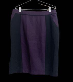 FREE ITEM: F&F Purple and Black Pencil Skirt