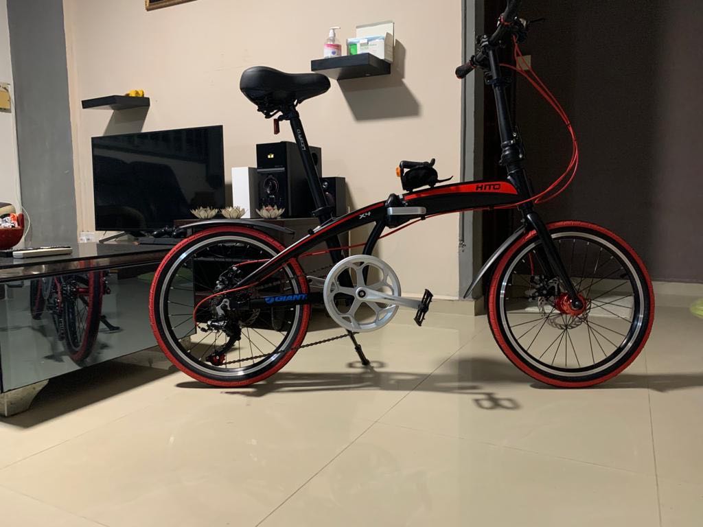 Folding bike Hito X4, Sports Equipment, Bicycles & Parts, Bicycles on Carousell