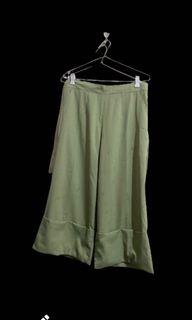 Cole Vintage Green Square Pants with large cuff