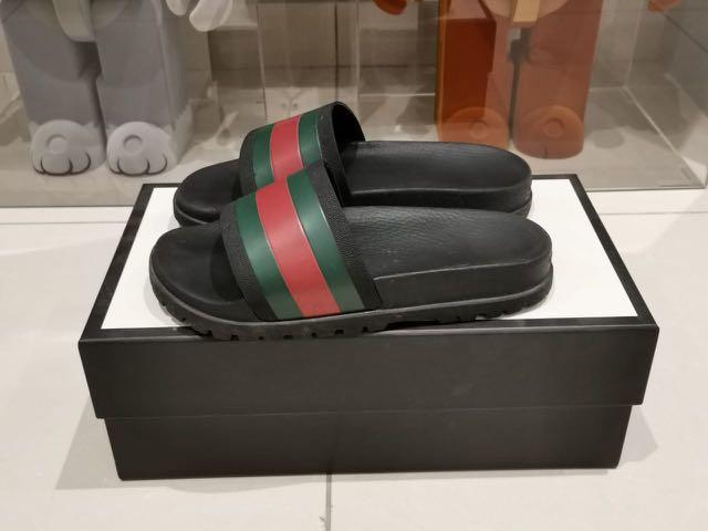 Used gucci slides clearance