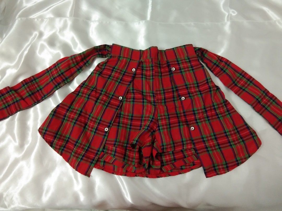 Shop Fashionable Plaid Half Skirt Pants with great discounts and prices  online  Aug 2023  Lazada Philippines