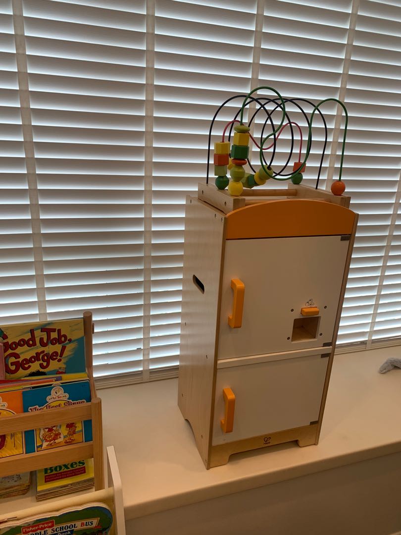 Hape sales wooden fridge